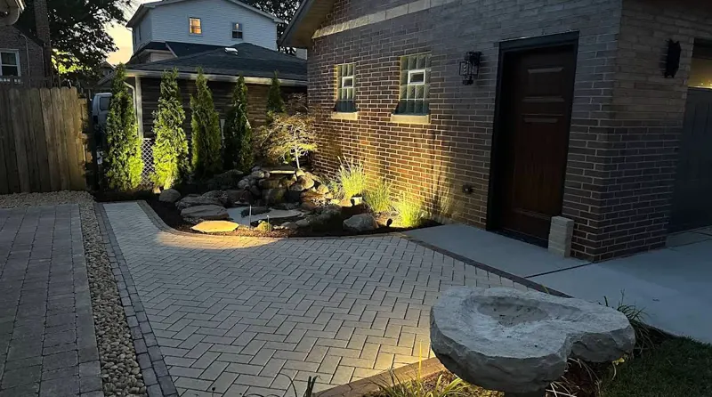 Hardscape detail